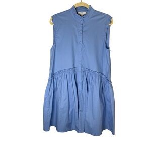 NWT Women’s Taylor Tillman Cotton Cammie Mock Neck Mini Dress sz M
